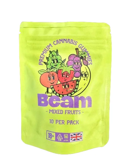 Beam-Gummies-Front (1) Beam Mixed Fruit Canna Gummies